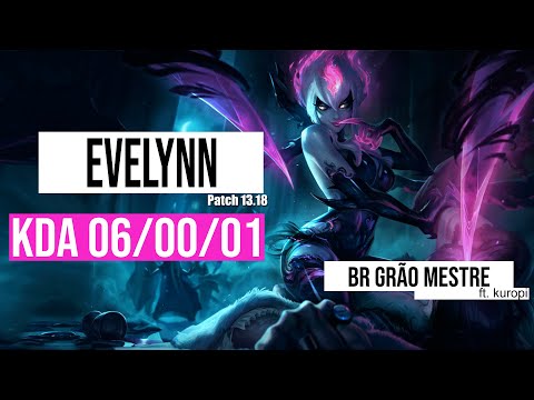 Evelynn vs Karthus  (Jungle) | Grão Mestre | Patch 13.18 Season 13