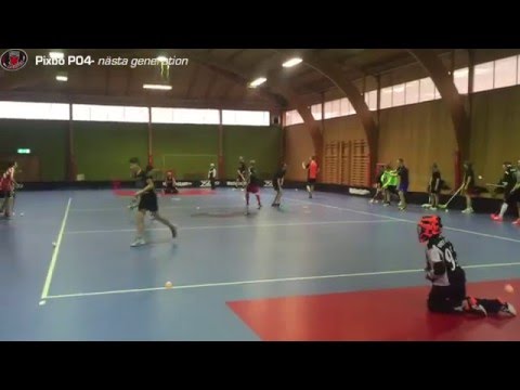 Innebandy övning Passning Skott från mitten - Pixbo P02