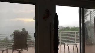 2018 Tropical Storm / Hurricane Isaac passing south of St. John