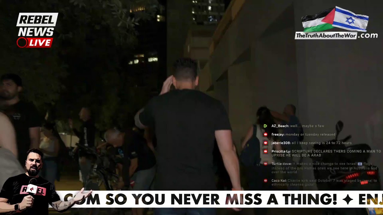 🚨 LIVE from Tel Aviv: Israel HOLDS ITS BREATH ahead of hostage release