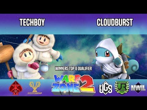 Warp Zone 2 - Winners Top 8 Qualifier - techboy(Ice Climbers) Vs. Cloudburst(Squirtle)