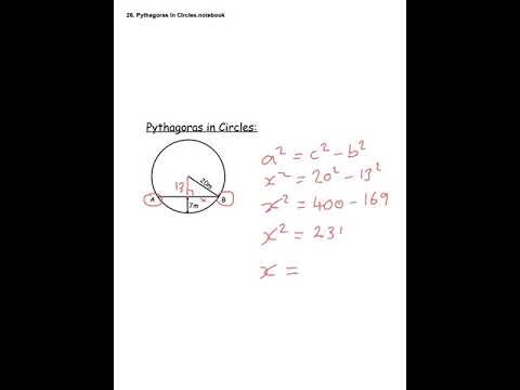 Tynecastle Maths   National 5   Circles and Pythagoras