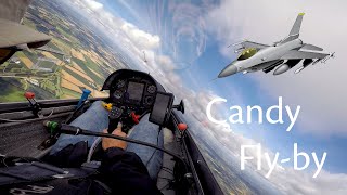 Glider buzzed by F16&#39;s | Flying Simon