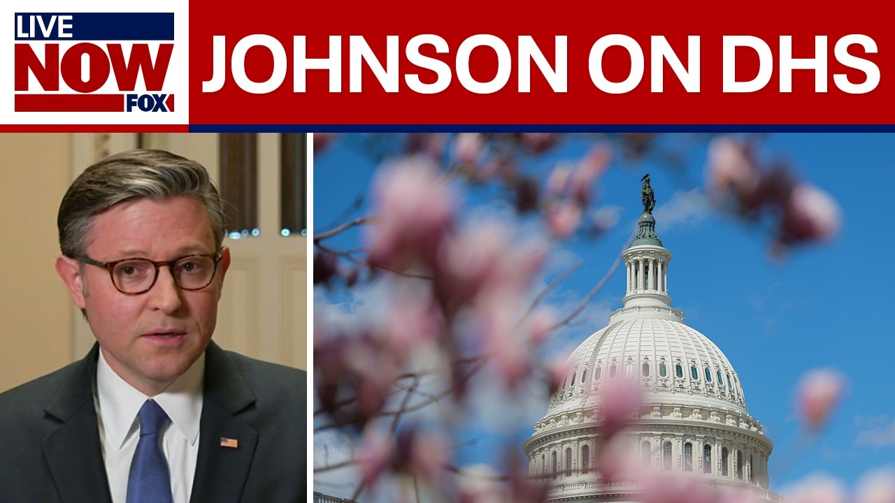 Speaker Johnson speaks amid DHS funding lapse