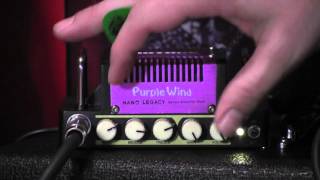 Video thumbnail for Hotone Audio PURPLE WIND nano 5 watt micro amplifier demo with Les Paul by gearmanndude