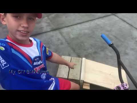 My DIY bmx jump #bmx #diy #bmxplus #jumps