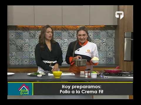 Hoy preparamos Pollo a la crema fit