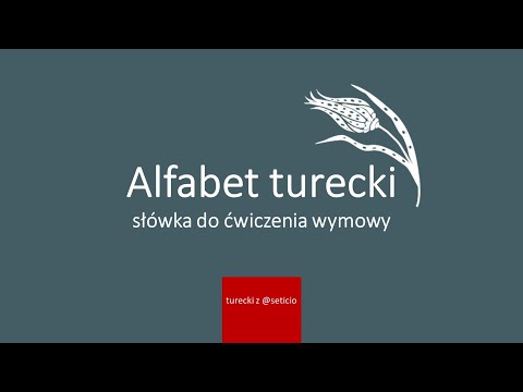 2. Turkish with Seticio - Lesson 2 - Turkish Alphabet and Words for Pronunciation Practice