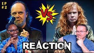 Metallica  vs. Megadeth - [ The Four Horsemen vs. Mechanix ] ( REACTIONS ) &quot;Versus Series Begins&quot;