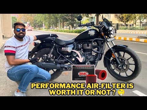BMC Performance Air filter for Meteor 350, detailed video || RE #supermeteor650 bhi fail🔥..🏍️