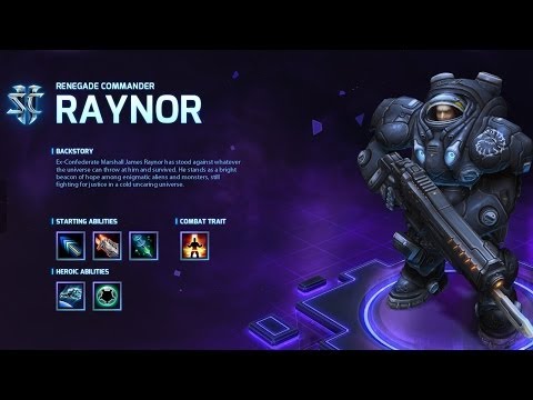Raynor Hero Abilities Preview - Heroes of the Storm Alpha