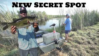 We Find a New Secret Fishing Spot! | Jon Boat Fishing Series