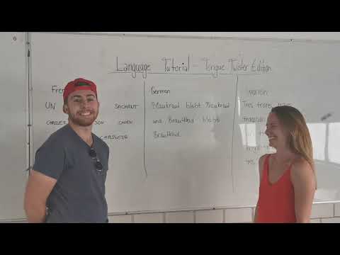 Language Tutorial / Tongue-Twister Edition #InternationalBranding