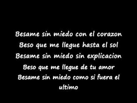 RBD - Bésame sin miedo (Lyrics)