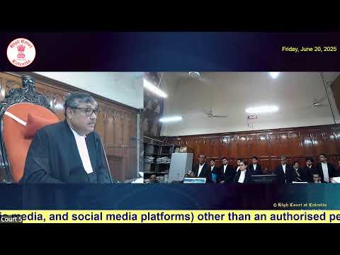 20 June 2025 | Court No. 5 | Live Streaming of the Court proceedings.