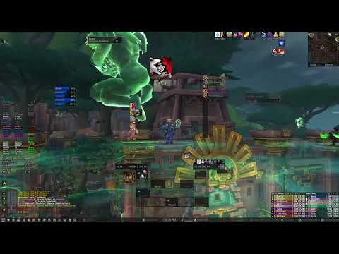 Easy VS Jadefire Masters  Mythic Battle of Dazar'alor Demon Hunter - Restoration Shaman PoV