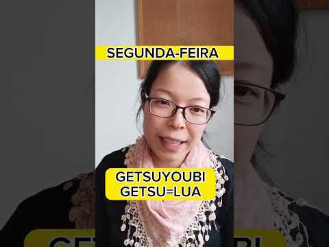 Dias da semana em japonês, aprenda de uma vez #japonês #aprenderjapones #japonesonline #fimdesemana