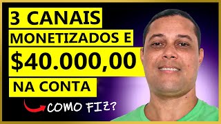 ELE FAZ R$40.000,00 POR MÊS NO YOUTUBE SEM APARECER COM UM NICHO SECRETO | ChannelsCast #88