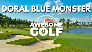 DORAL BLUE MONSTER | AWESOME GOLF | GARMIN R10 #subscribe #hitthebell