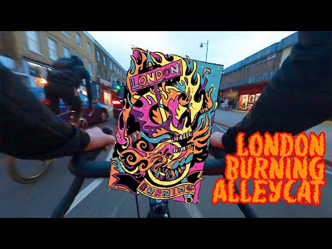 London Burning 2024 - Alleycat on a Gravel Bike - Tom Webb