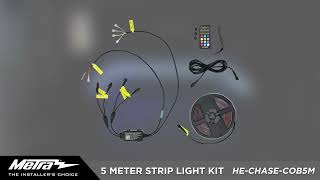 5-Meter Chasing COB LED Strip Light Kit