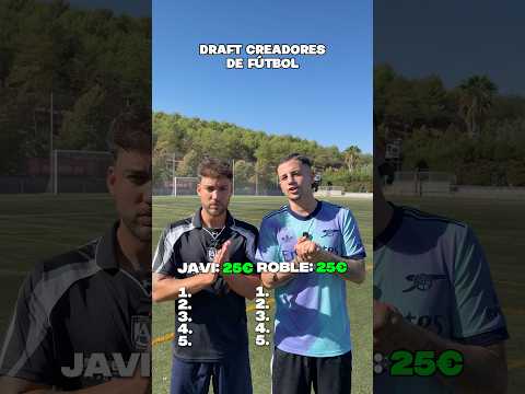 DRAFT CREADORES DE FÚTBOL con JAVI BRIDGE ⚽️ #draft #futbol #football #viral