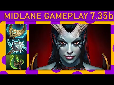 ✨Topson Queen of Pain 73% Kill participation! Mid Gameplay 7.35b - Dota 2 Top MMR