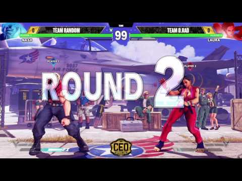 CEO 2016 Street Fighter V Team Tournament Grand Finals Team Random vs Team D.RAD