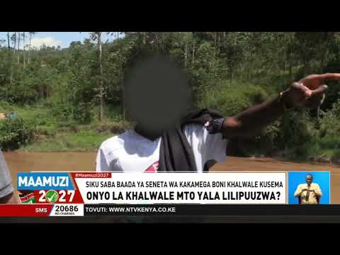 River Yala: Uchimbaji wa dhahabu wasitishwa lakini mashine bado iko ndani ya mto, wahusika hawapo