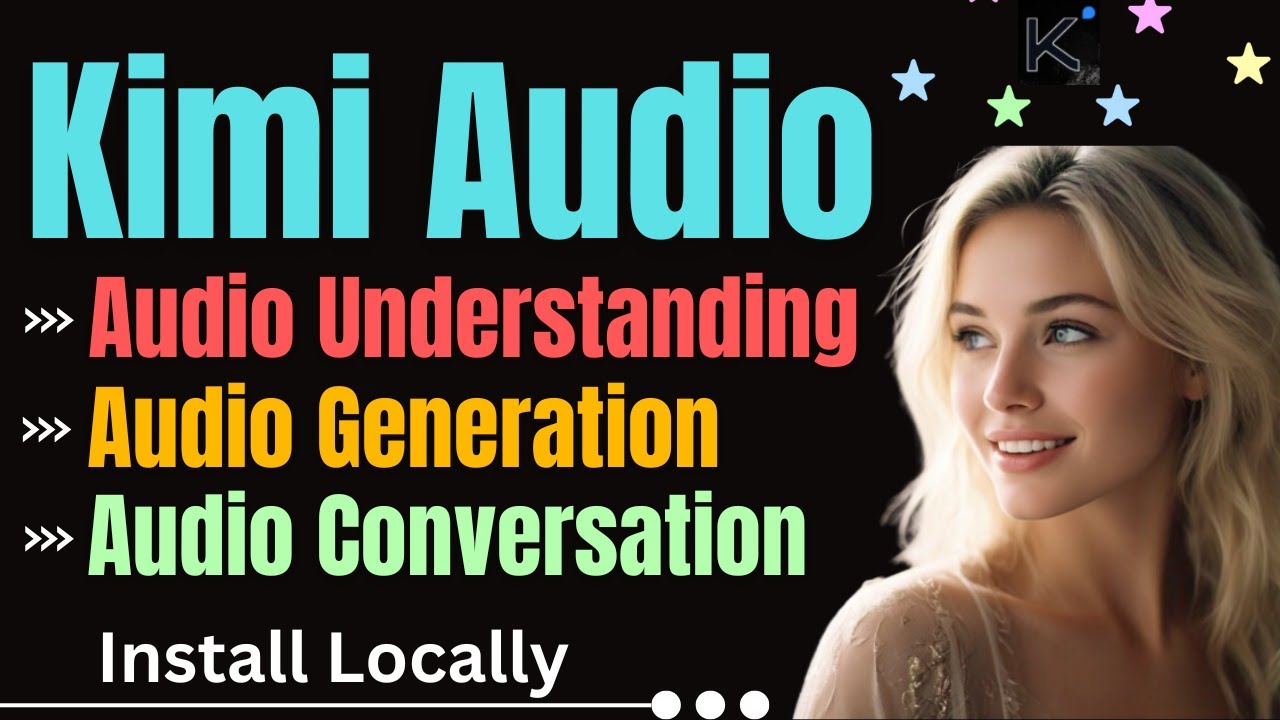 Kimi-Audio: Model for Audio Understanding, Generation, and Conversation - Install Locally
