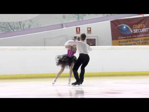 2015 ISU Junior Grand Prix- Logroño Free Dance Maria OLEYNIK / Yuri HULITSKI BLR