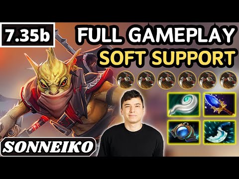 11000 AVG MMR - Sonneiko BOUNTY HUNTER Soft Support Gameplay - Dota 2 Full Match Gameplay