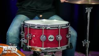 Video thumbnail for DW 14x6.5 Collector's Series Purpleheart Snare Drum by Memphis Drum Shop