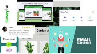 How to create a online plant Nursery Website with Free Email Marketing Plugin Omnisend