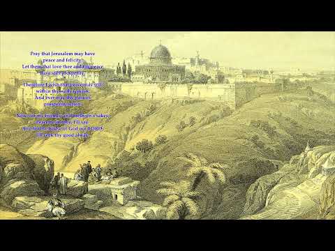 Psalm 122 "I joyed when to the house of GOD, go up, they said to me." To: St Paul. Scottish Psalter