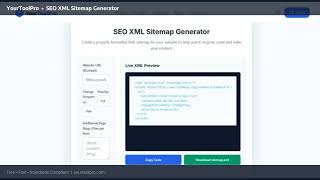 YourToolPro SEO XML Sitemap Generator