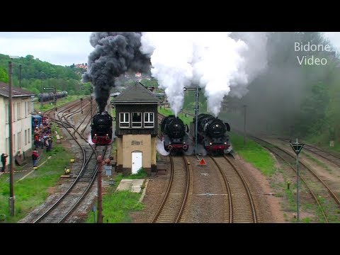 Eisenbahn-Fest im Bw Nossen 2012 3/3 - Dampflok - Steam Train