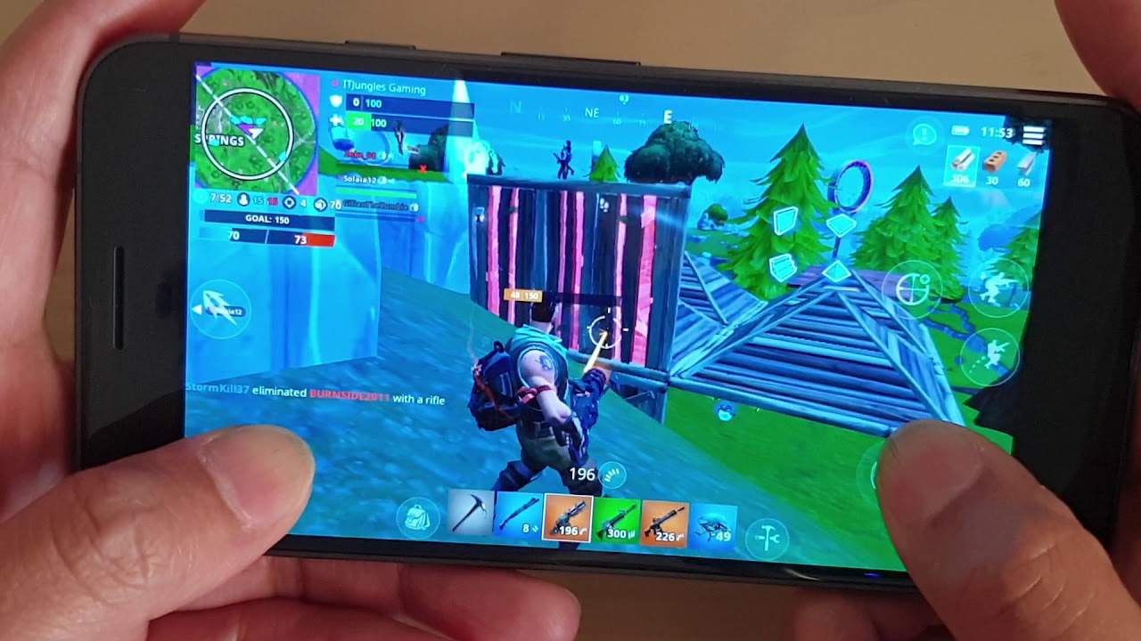 Fornite Gameplay on Google Pixel XL to Test Performance and Lagging