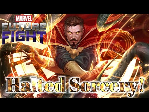 Dr. Strange testing with and without Weopon Hex. Cull 90 with no T3 skill Marvel Future Fight