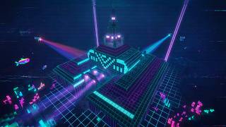 Minecraft music, but it's Synthwave