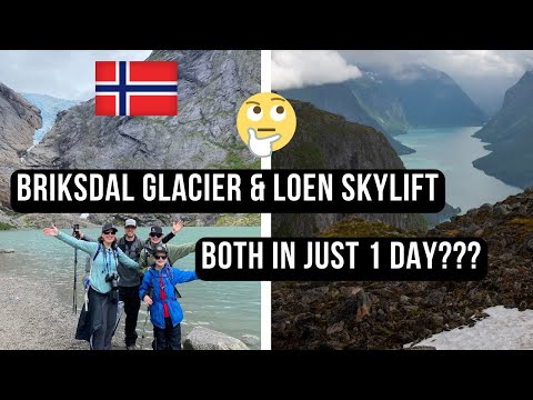 Olden, Norway: STUNNING Briksdal Glacier & Loen Skylift ǀ NORWEGIAN FJORD Royal Caribbean Cruise