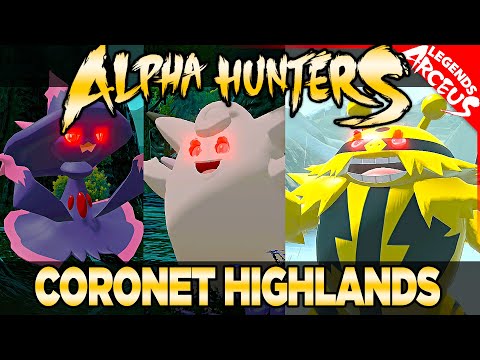 Every Alpha Pokemon in Coronet Highlands - Pokemon Legends Arceus