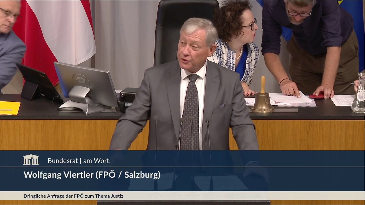 Wolfgang Viertler - Krise im Justizressort - 8.10.2026