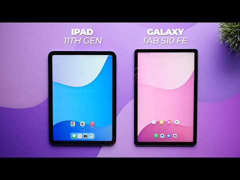 BEST Budget Tablet in 2025!? iPad 11th Gen vs Galaxy Tab S10 FE!