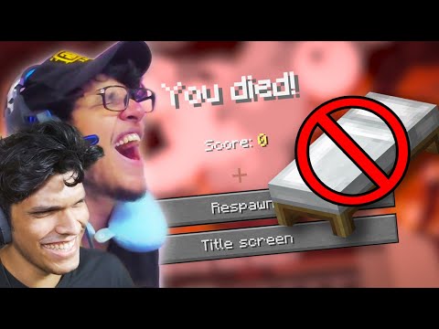 SLEEPING IN THE NETHER PRANK