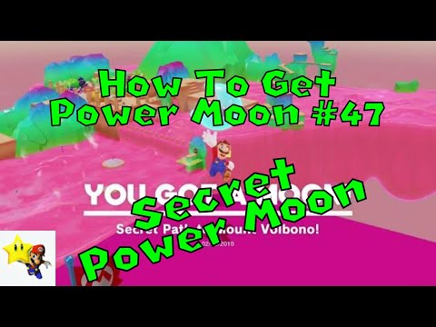 Super Mario Odyssey / How to Get Find Power Moon # 47 Secret Path to Mount Volbono! Nintendo Switch