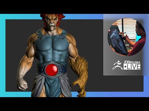 Mike T Artworks: ThunderCats Lion-O Character Design - Mike Thompson - ZBrush 2021.6