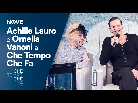 Achille Lauro e Ornella Vanoni a Che tempo che fa