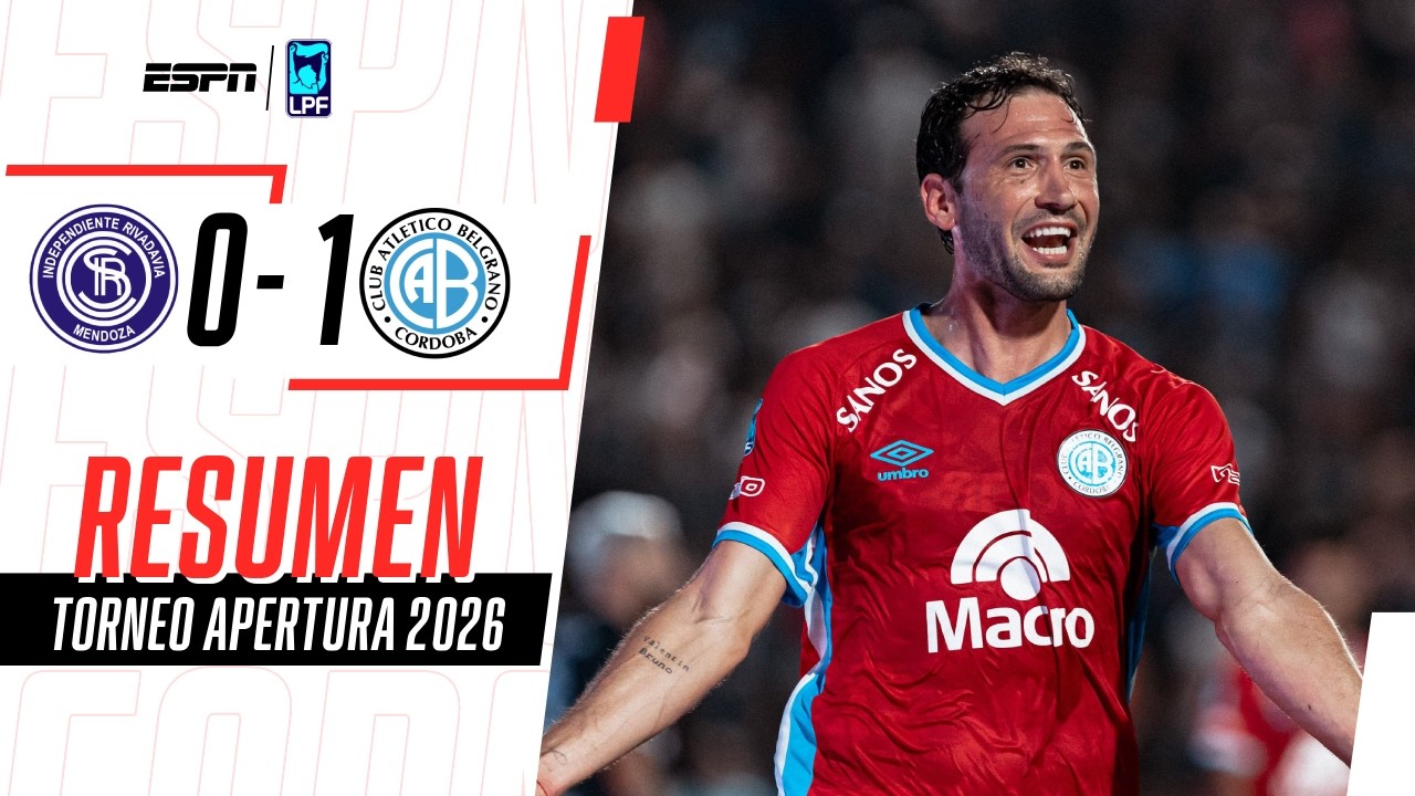 EL MUDO VÁZQUEZ LE DIO UN TRIUNFAZO AL PIRATA EN MENDOZA | Ind. Rivadavia 0-1 Belgrano | RESUMEN
