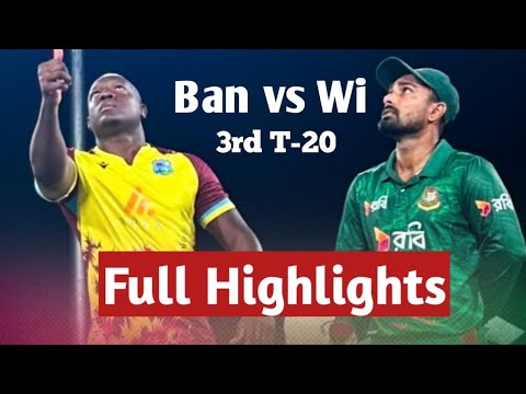Bangladesh vs West Windies 3rd T-20 Full highlights||Bangladesh ||whitewash